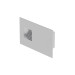 Grille combinée D125 inox prise d'air droite ComfoEdge Dupla 990430573 ZEHNDER COMFOSYSTEMS