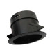 Manchette 3 griffes noir D 125mm