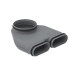 Raccord equerre D160 90° CK300 990322049 ZEHNDER COMFOSYSTEMS