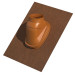 Solin de toiture ocre 35° à 55° D160 mm Ubiflex 888095 UBBINK