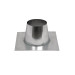 Solin de toiture plat 0 à 10° inox D110/160mm 190231 UBBINK