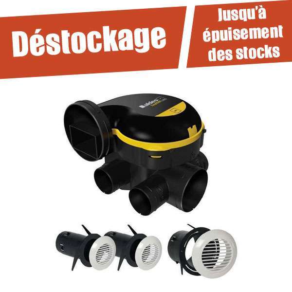 Kit VMC Aldes EasyHOME Auto Compact - Ventilazione Meccanica Controllata, 23 DB - Foto 7