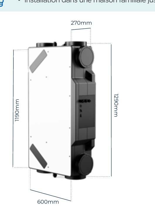 Plan coté GENIUS 350 / 450