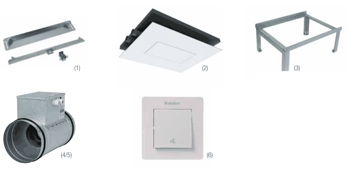 Visuels des accessoires InspirAIR Side