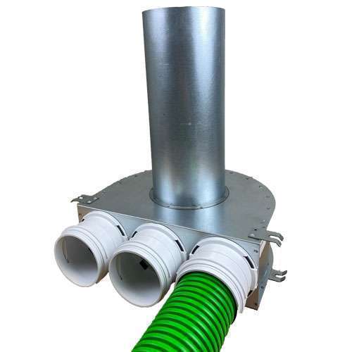 Plenum terminal metal D125 3x75 - EconoFlex - 0811125/75х3