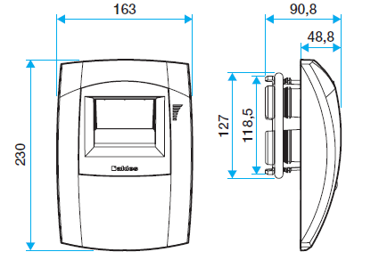 bouche bahia curve cuisine optiflex dimensions