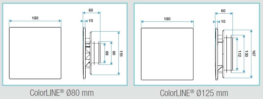 Bouche de ventilation ALDES  ColorLINE 