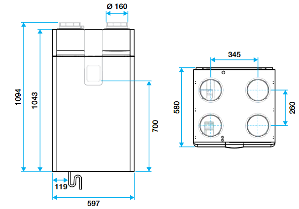dee fly cube aldes dimensions