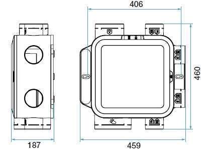 VMC simple flux autoréglable ALDES  EasyHome Auto Compact 