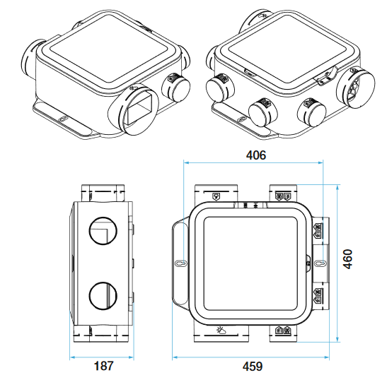 easyhome hygro compact hp aldes dimensions