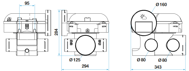 easyhome hygro classic aldes dimensions
