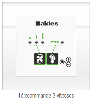 t&eacute;l&eacute;commande modulo aldes