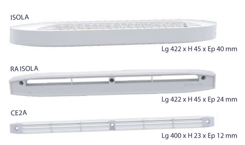 dimensions isola ra ce2a entre air autoreglable acoustique anjos