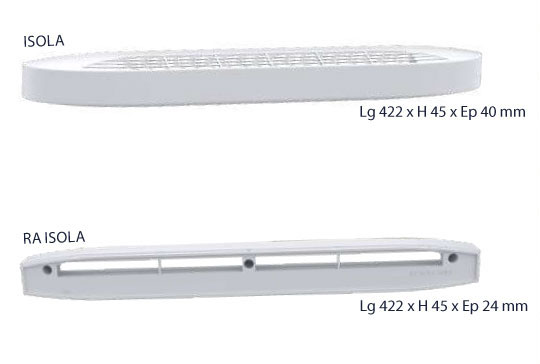 dimensions isola ra entre air autoreglable acoustique anjos