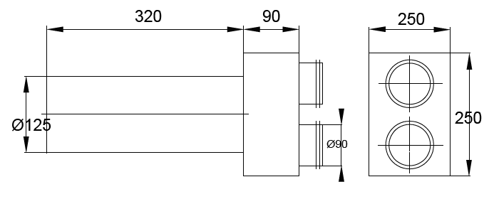 plenum dimensions