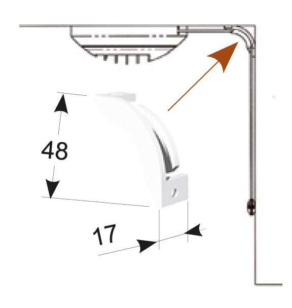 installation renvoi angle bouche extraction hygroréglable cuisine