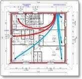 Réseau par répétition pour système de ventilation (VMC) Econology