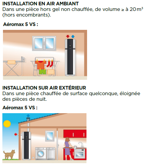 aeromax 5 vs thermor mise en oeuvre