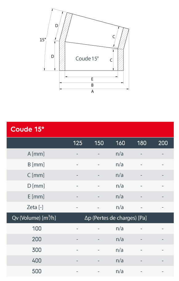 dimensions coude rigide 15 polyethylene isole Aerfoam ubbink
