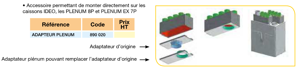 890020 adaptateur unelvent