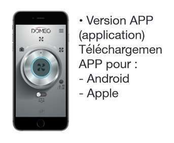 Commande Domeo APP2
