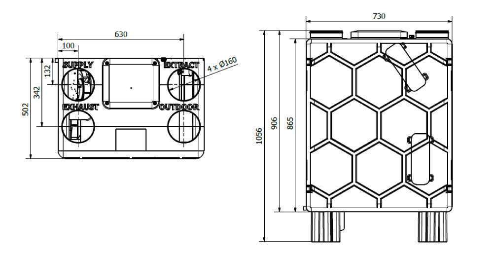 dimensions urh 350 econoprime