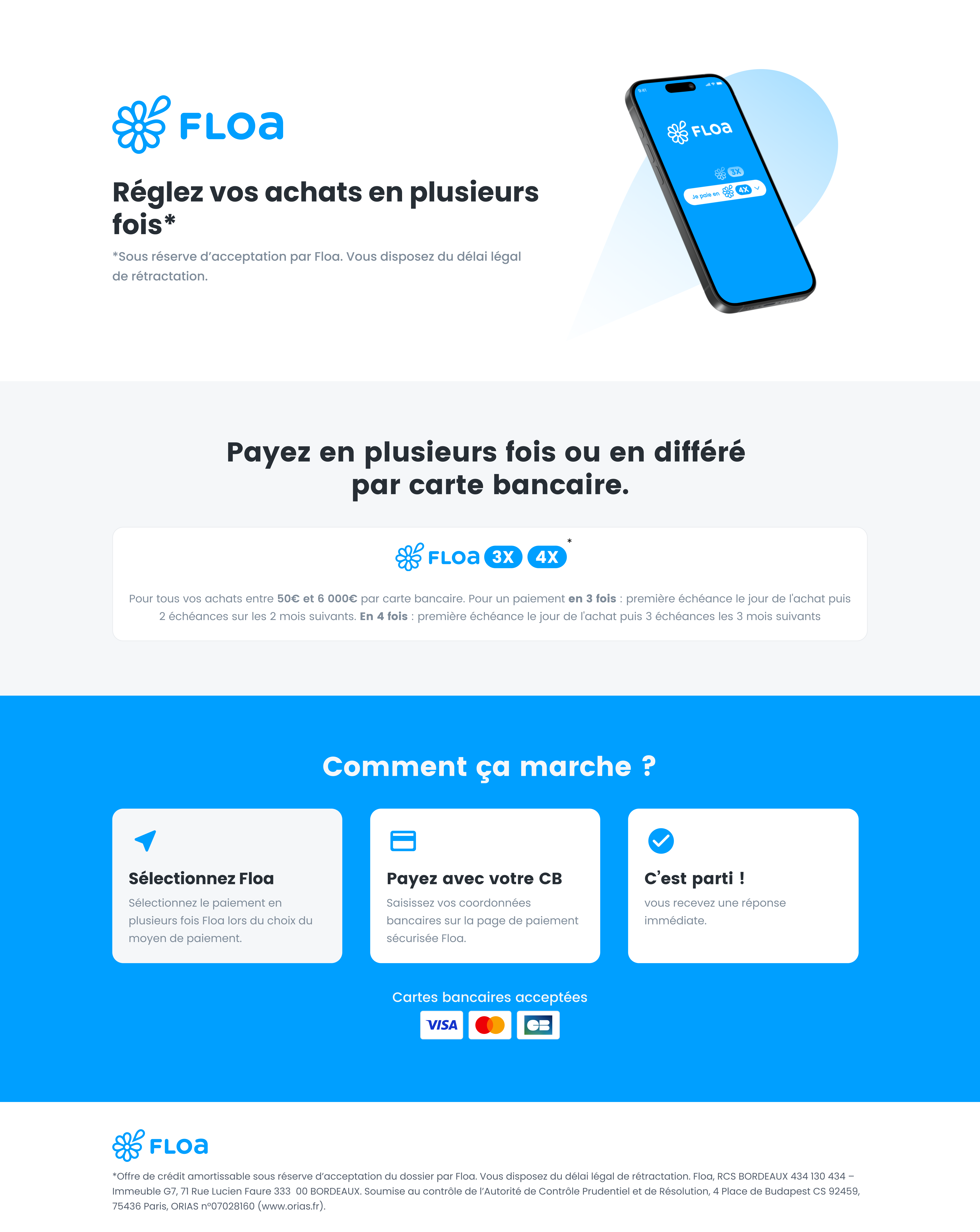 Paiement FLOA 3x 4x
