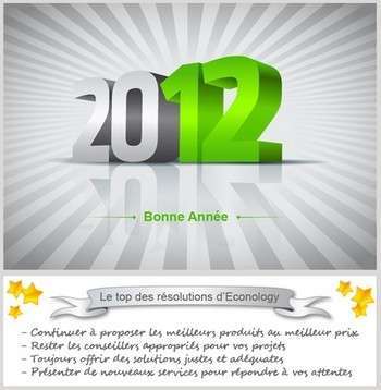 Le top des résolutions pour Econology !